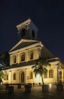 Unsere Dame von Carmo Wahrzeichen der portugiesischen Kolonialarchitektur Kirche in Taipa Macau China foto