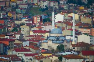 Istanbul alt Stadt, Dorf Dächer. Antenne Aussicht foto