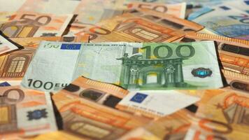 Euro-Banknoten Hintergrund foto