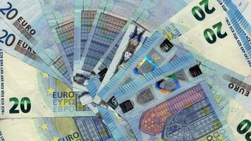 Euro-Banknoten Hintergrund foto