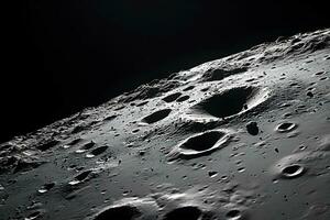 Seiten von Mond - - ai generiert foto