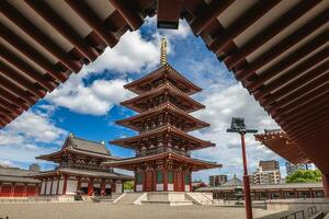 scheiße ji, auch bekannt Arahakaji, Nanbaji, oder Mitsuji, ein Buddhist Tempel gelegen im Osaka, Japan foto