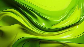 ai generiert Marmor Kunst Gemälde Grün abstrakt Flüssigkeit Farbe Muster. Marmorierung Hintergrund Design mit natürlich Luxus Stil wirbelt. foto