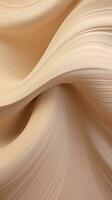 ein abstrakt Bild von Wellen im das Wüste generativ ai foto