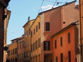 Blick auf die Altstadt von Bologna foto