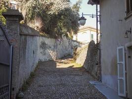 Blick auf die Altstadt von Rivoli foto