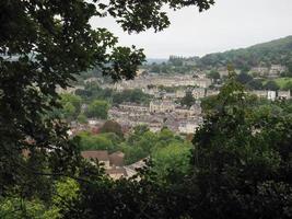 Blick auf die Stadt Bath foto