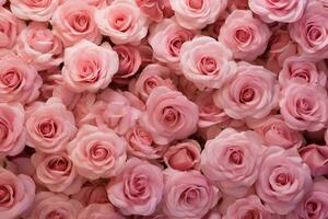 Blume Flora Strauß viele Natur Valentinstag Rose blühen Hintergrund Rosa Schönheit foto