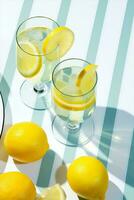 trinken Glas Limonade foto