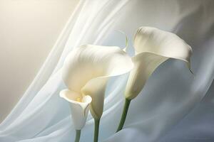 Hochzeit Calla Schönheit Weiß blühen foto