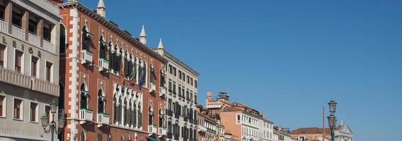 Blick auf die Stadt Venedig foto