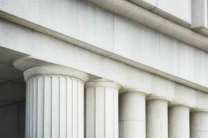 Wahrzeichen architektonisch Detail von ein Monument Gebäude. Hintergrund. ai generativ Profi Foto