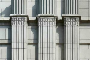 Wahrzeichen architektonisch Detail von ein Monument Gebäude. Hintergrund. ai generativ Profi Foto
