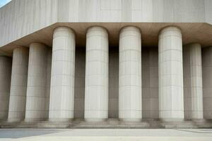 Wahrzeichen architektonisch Detail von ein Monument Gebäude. Hintergrund. ai generativ Profi Foto