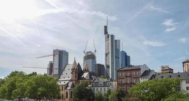 ansicht von frankfurt, deutschland foto