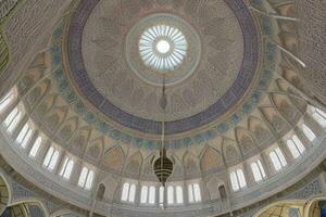 architektonisch Detail von ein Moschee Kuppel Gebäude. Hintergrund. ai generativ Profi Foto