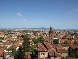 Turin-Panorama von den Rivoli-Hügeln aus gesehen