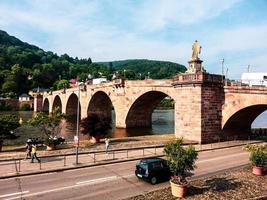 Alte Brücke in Heidelberg, Deutschland, Europa foto