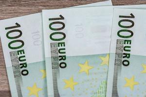 Detail der 100-Euro-Banknote foto
