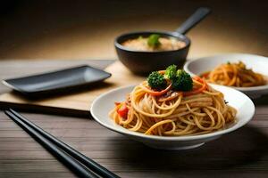 das Beste Chinesisch Essen im das Vereinigtes Königreich. KI-generiert foto