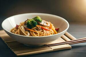 Chinesisch Essen ist ein großartig Weg zu erhalten Ihre Täglich Dosis von Vitamin c. KI-generiert foto