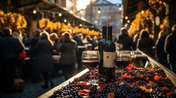 Wein Festival im Italien foto