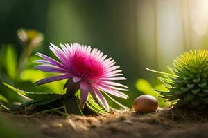 Foto Hintergrund das Sonne, Blumen, das Feld, das Feld, das Feld, das Feld,. KI-generiert