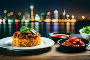 das Beste Restaurants im Dubai. KI-generiert foto