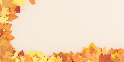 Herbstlaub Hintergrund foto