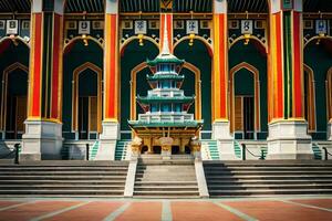 das großartig Palast im Bangkok, Thailand. KI-generiert foto