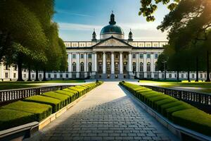 das Universität von Wien im Wien, Österreich. KI-generiert foto