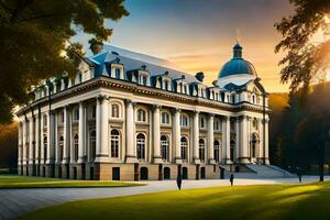 das Universität von Krakau, Polen. KI-generiert foto