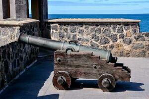 Kanone im das Fort foto