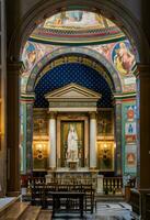 Innere von notre Dame de lorette Kirche, Paris foto
