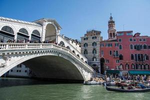 Venedig, Italien 2019- die Rialtobrücke in Ponte di Rialto, Italien foto