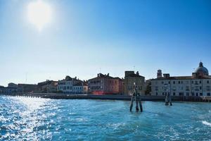 Venedig, Italien 2019- Blick vom Boot foto