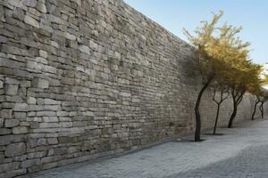 Textur von das Mauer fügt hinzu Tiefe und Charakter zu das Struktur ai generativ foto