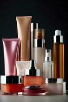 kosmetisch Schönheit Produkte. generativ ai foto