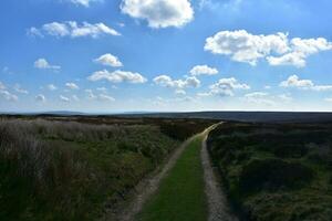 Küste zu Küste Pfad durch das Nord Yorkshire Moore foto