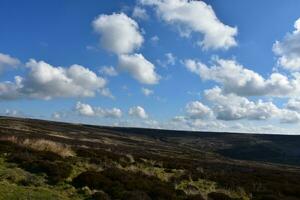 Norden Yorkshire Moore und Moore auf ein Frühling Tag foto