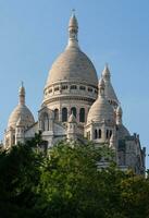 ikonisch Aussicht von Sacre Coeur, Paris foto