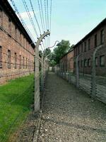 Erinnerung auschwitz Birkenau Konzentration und Vernichtung Lager foto