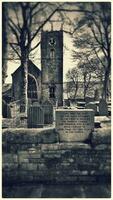 unheimlich Charme von bronte Schwestern Dorf Friedhof, haworth foto