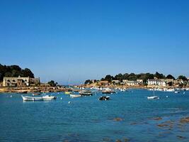 Sommer- Seelandschaft im Bretagne foto