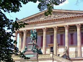 Eingang Aussicht von alte Nationalgalerie, Berlin foto