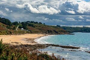 malerisch Küsten Schönheit im Bretagne, Frankreich foto