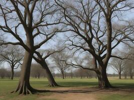 Baum schön schließen oben Bild ai generiert foto