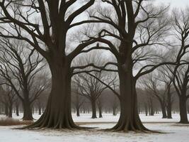 Baum schön schließen oben Bild ai generiert foto