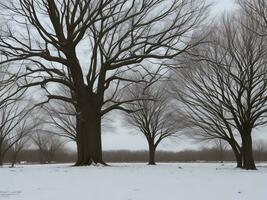 Baum schön schließen oben Bild ai generiert foto