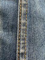 Jeans Textur mit Denim Stoff foto